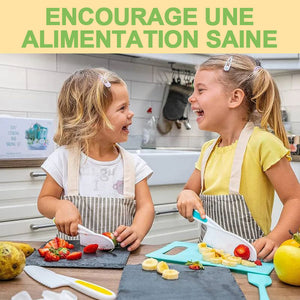 Ustensiles de cuisine sans danger pour les enfants