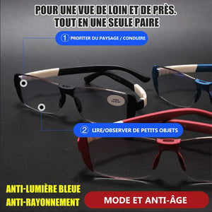 Lunettes presbytes pour une vision de près et de loin