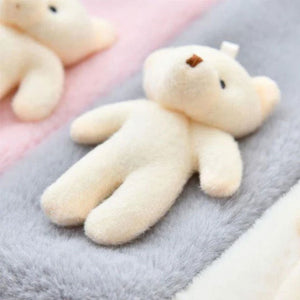 Bavoir en peluche mignon pour adultes et enfants