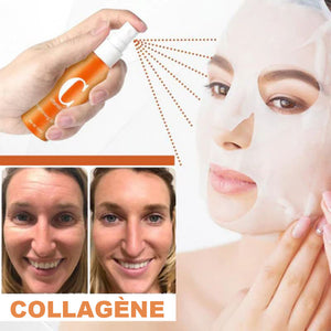 Ensemble masque pour les yeux au collagène + Spray vitamine C