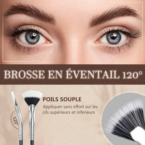 Pinceau en forme d'éventail plié à 120° (Offrir 1 pinceau d'eyeliner gratuitement)