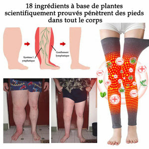 Genouillères thermiques à base de plantes radiofréquence (Recommandées par les experts - Convient à tous les problèmes de jambes)