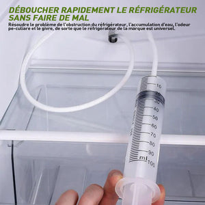 Ensemble de nettoyage et de drague de vidage de réfrigérateur