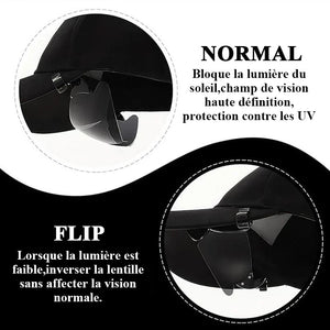 Nouvelles lunettes de soleil polarisées à clips