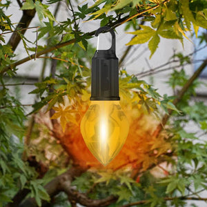 Ampoule rétro rechargeable de type C suspendue pour camping en plein air