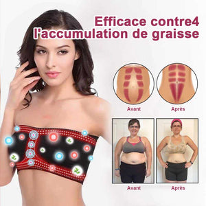 Soutien-gorge sans bretelles ions drainage lymphatique