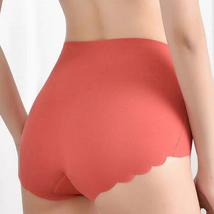 Culotte de soie glacée taille haute anti-fuite