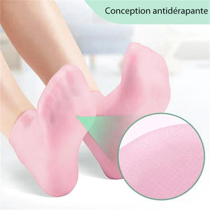 Chaussettes hydratantes pour soins des pieds spa pour femmes