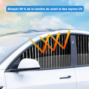 Pare-soleil magnétique universel pour vitres latérales de voiture