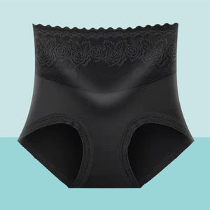 Culotte respirante avec dentelle de taille haute