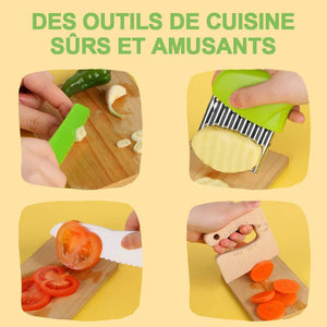 Ustensiles de cuisine sans danger pour les enfants