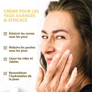 Crème réparatrice pour les yeux à la caféine