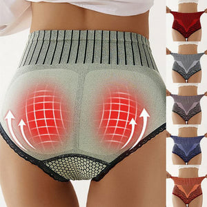 Culotte de taille haute avec dentelle pour femmes