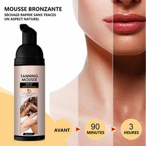 Mousse autobronzante hydratante correctrice de couleur