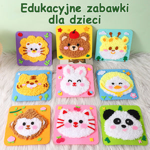 Zestaw haftowanych lalek DIY