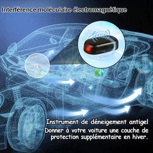 Interférence électromagnétique moléculaire Outil de déneigement antigel