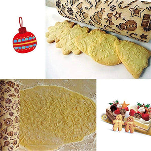 Rouleau à pâtisserie 3D Motif pour Noël