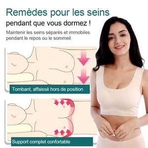 Soutien-gorge façonnant la poitrine pour le sommeil