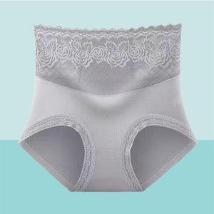 Culotte respirante avec dentelle de taille haute