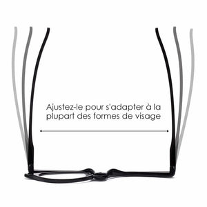 Lunettes de lecture de maquillage loupe rotative