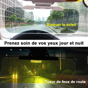 Extension de visière de conduite anti-éblouissement de jour et de nuit