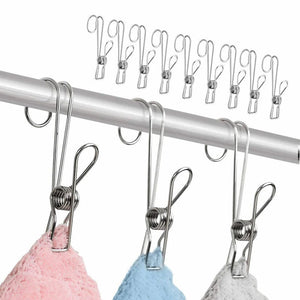Clip en métal inoxydable avec crochets