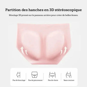 Culotte taille haute en satin de qualité supérieure