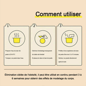 Comprimés effervescents pour bain de pieds aux huiles essentielles