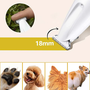 Tondeuse à poils d'animaux avec lumière LED
