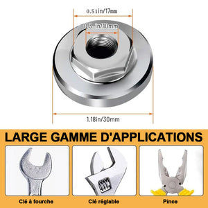 Écrous pour meuleuse d'angle de type 100