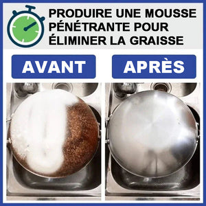 Mousse nettoyante polyvalente – Il suffit de vaporiser et d'essuyer !