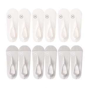 Chaussettes invisibles antidérapantes à doublure ultra-fine