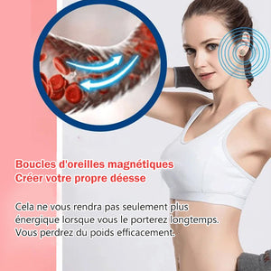 Boucles d'oreilles magnétiques super brillantes