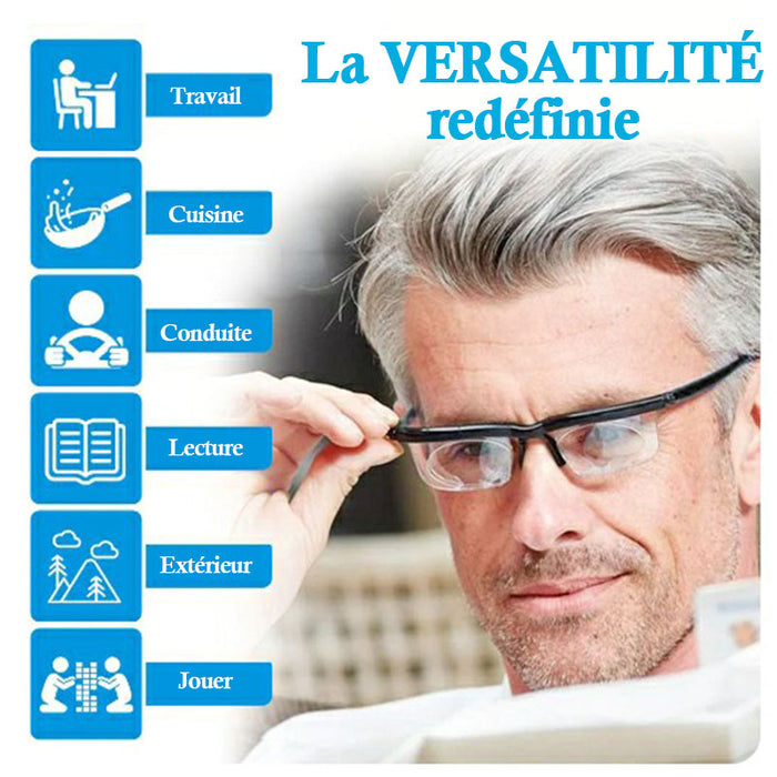 Lunettes à mise au point automatique