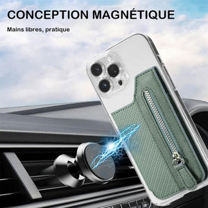 Porte-carte magnétique multifonctionnel pour téléphone