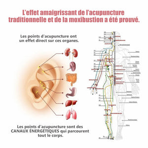 Boucles d’oreilles magnétiques à flux lymphatique