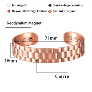 Bracelet de thérapie magnétique classique