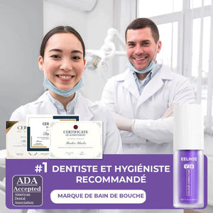 Mousse de blanchiment des dents à base de plantes de luxe