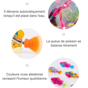 Poisson électrique jouet pour enfant chien chat éclairage