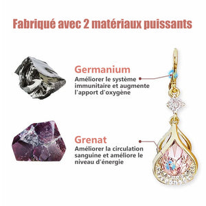 Boucles d’oreilles magnétiques à flux lymphatique