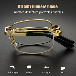 Lunettes de lecture pliables portables