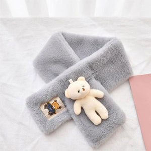 Bavoir en peluche mignon pour adultes et enfants