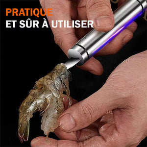 Épluchage rapide de crevettes multifonctionnel