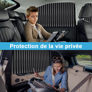 Pare-soleil magnétique universel pour vitres latérales de voiture