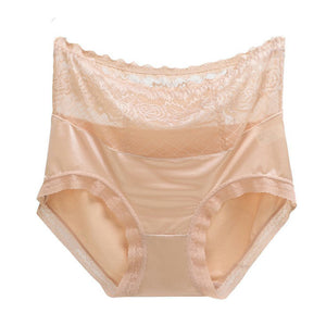 Culotte respirante avec dentelle de taille haute