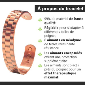 Bracelet de thérapie magnétique classique