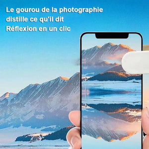 Clip avec miroir pour appareil photo reflex de téléphone portable