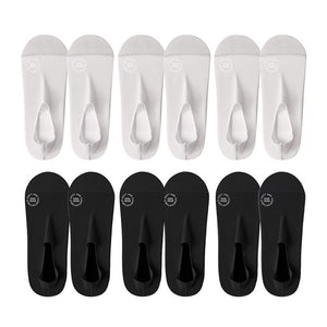 Chaussettes invisibles antidérapantes à doublure ultra-fine