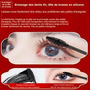 Mascara à double brosse épaississant et allongeant- Achetez 1 obtenez 1 gratuitement (2 pièces)