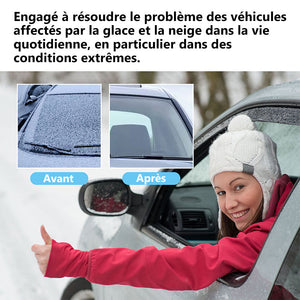 Nanorevêtement hydrophobe pour le déneigement des voitures